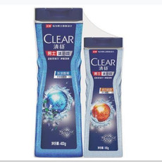 清扬/CLEAR 男士沐浴露冰凉酷爽400ml+活力180ml