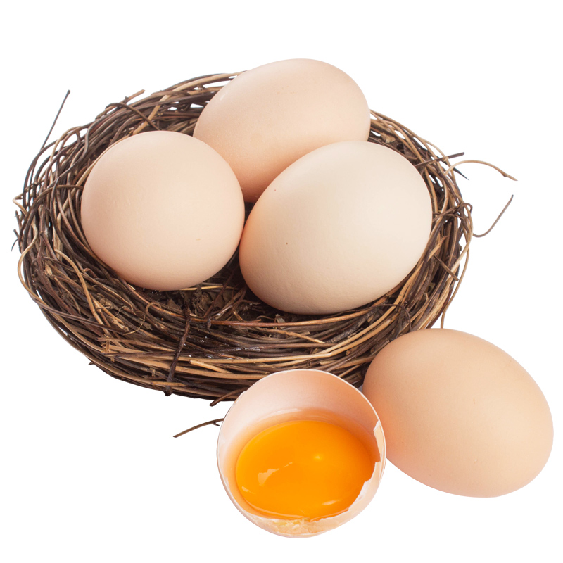 誉福园 湖北谷饲土鸡蛋，新鲜鸡蛋，单枚40g左右，顺丰包邮