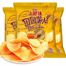 上好佳 田园薯片蜂蜜黄油70g*12袋