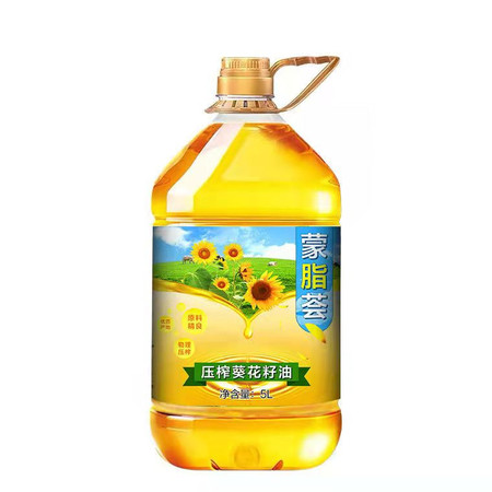 【内蒙古兴安盟】科右中旗特产：蒙脂荟压榨葵花籽油 5L 包邮图片