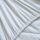 60支澳洲羊毛防潮床垫 白色纯色简约床笠 吸湿透气抗菌抑菌床铺