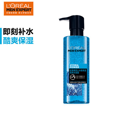 欧莱雅（LOREAL）男士水能保湿酷爽水凝露120ml图片