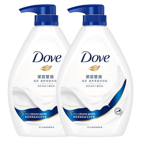 多芬/DOVE 深层营润滋养美肤沐浴露850g*2瓶图片