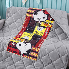 史努比/SNOOPY 二合一抱枕被子两用午睡枕头被靠枕折叠毯1950-SNB01-5