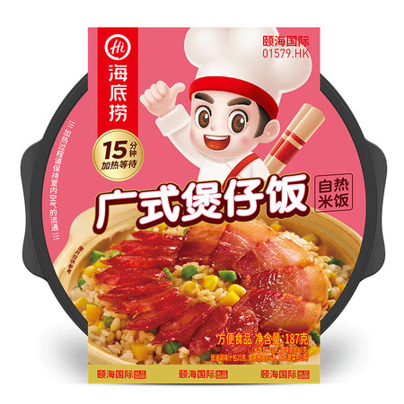 海底捞 自热米饭广式煲仔饭 187G*2盒图片