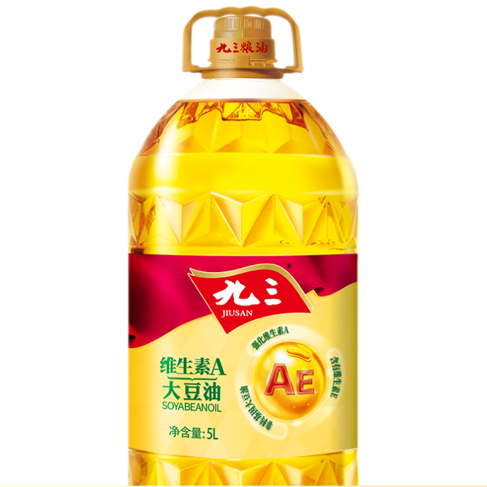 九三 非转基因 维生素A 大豆油 一级 5L