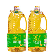鲁王 压榨玉米油 绿色健康 1.8L*2