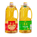 鲁王 浓香花生油1.8L+压榨玉米油 绿色健康 1.8L