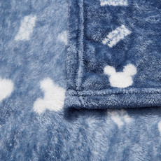 【国禾茂】迪士尼/DISNEY 毛毯蓝色梦想米奇雪绒毯DTM01-1011B