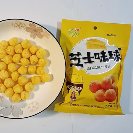 金盟JM [芝士味]芝士味球 膨化休闲食品 30克/包