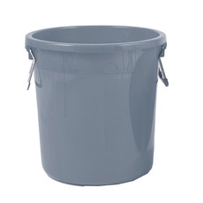 洛港 大号灰色垃圾桶带盖有盖其他垃圾特大容量污物桶医疗医院生活垃圾/个