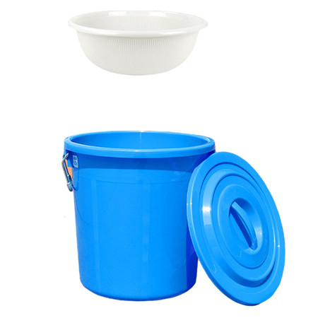 洛港 泔水干湿过滤分离带滤网垃圾桶大号厨房厨余茶水茶叶沥水水桶篮桶/个图片