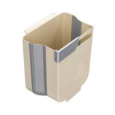 洛港 厨房垃圾桶挂式折叠家用橱柜挂收纳桶拉圾筒/个