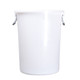 洛港 大号圆形垃圾桶户外环卫工业大容量家商用厨房加厚带盖塑料收纳桶/个