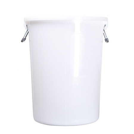 洛港 大号圆形垃圾桶户外环卫工业大容量家商用厨房加厚带盖塑料收纳桶/个图片