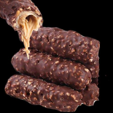 田道谷 巧克力花生味礼盒装30支13g巧克力棒零食能量棒多规格图片