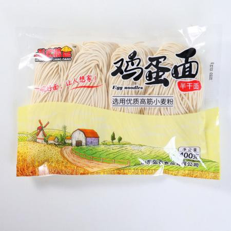 龙觇 拉面面条半干面鲜面刀削面条早餐湿低脂肪荞麦粗粮代餐图片