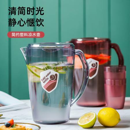 冷水壶凉水壶家用凉茶壶套装冷水杯大容量凉杯子凉白开水壶图片