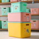 初石 桌面收纳盒玩具零食收纳杂物整理盒子塑料盒带盖家用厨房储物盒箱