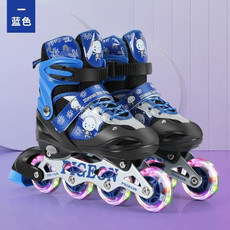 飞鸽溜冰鞋儿童滑冰鞋初学者全套装可调男女旱冰鞋轮滑鞋女童男童