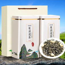 田道谷 茉莉花茶新茶浓香型灌装绿茶叶中闽弘泰散装罐装礼盒装500克