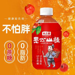 星舵 丰之源无蔗糖山楂汁饮料整箱350ml*6瓶果汁果肉饮品山楂饮料