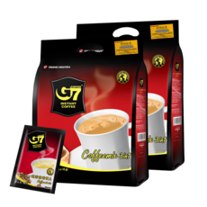 速溶g7咖啡越南三合一速溶中原进口g7原味浓醇咖啡粉800g*2袋正品防困