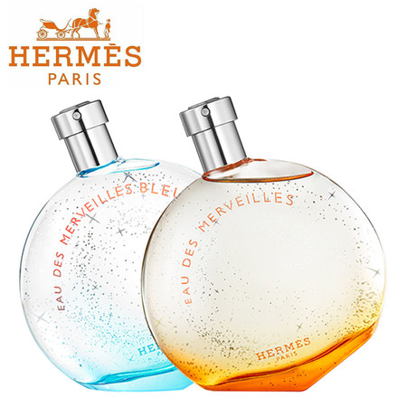 Hermes爱马仕Merveilles橘彩星光蔚蓝星光女士淡香水30/50/100ml