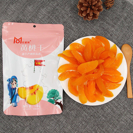 花蜜家 黄桃干袋装好多桃子干果干泡水蜜饯果脯图片