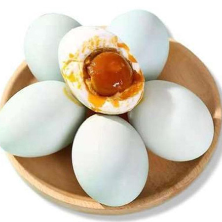 农家自产 海鸭蛋熟鸭蛋正宗流油红泥腌制盐蛋咸鸭蛋(50-60g)*6枚