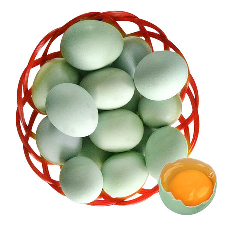 农家自产 新鲜放养散养乌鸡蛋绿壳蛋10枚【破损包赔】图片