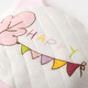 班杰威尔/banjvall 婴儿帽子纯棉0-3个月加厚男童女宝宝新生儿护脑帽彩旗叶