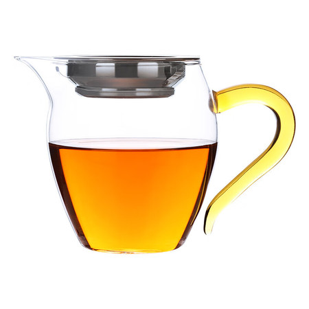 拜杰（BJ） 高硼硅玻璃公道杯带茶漏功夫茶杯大号茶滤分茶器 CJ-04图片