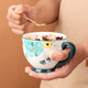 拜杰（BJ） 陶瓷燕麦杯早餐杯牛奶杯马克杯咖啡杯水杯麦片杯杯子麦片杯茶杯