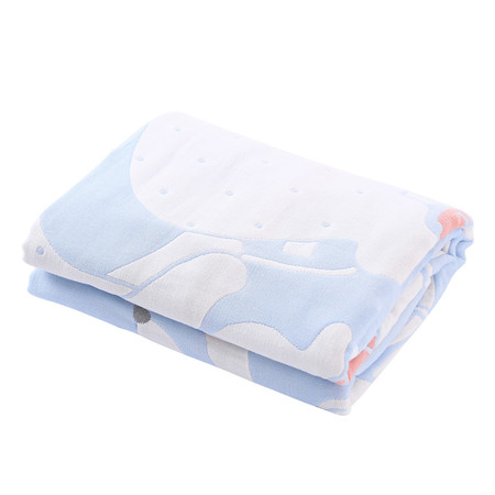 班杰威尔/banjvall 婴儿纱布浴巾宝宝洗澡盖毯加厚6层纱布儿童毛巾被图片