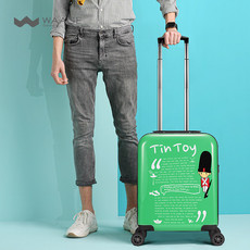 WAAGE 了不起的安徒生系列时尚卡通印花 旅行箱儿童学生拉杆箱16英寸 小锡兵