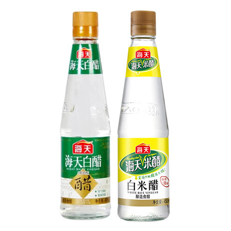 海天白醋450ml+海天白米醋450ml