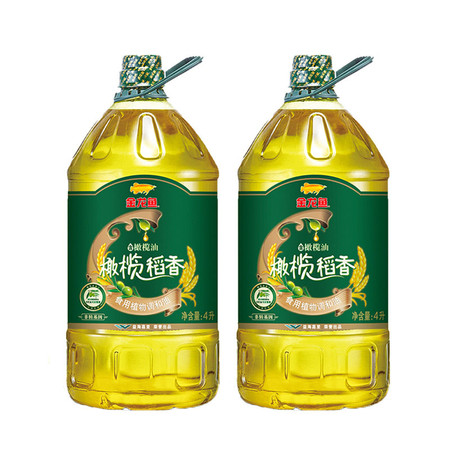 金龙鱼橄榄稻香调和油4L*2瓶图片