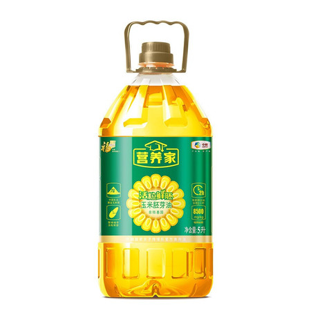 福临门 营养家活粒鲜胚玉米胚芽油5L图片