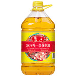 鲁花 香味家族5S压榨一级花生油5L