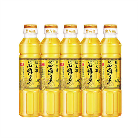 金龙鱼 双一万稻米油400ml*5