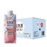 佳果源 100%蜜桃复合果汁330ml*12瓶/箱