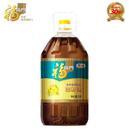 福临门 非转基因纯正菜籽油5L图片