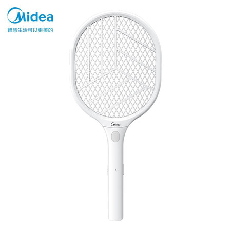美的/MIDEA 电蚊拍充电式LED灯大网面OXD-WP04