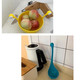 BY现代家用创意卡通塑料可过滤沥水筐洗蔬菜水果盆家用神器