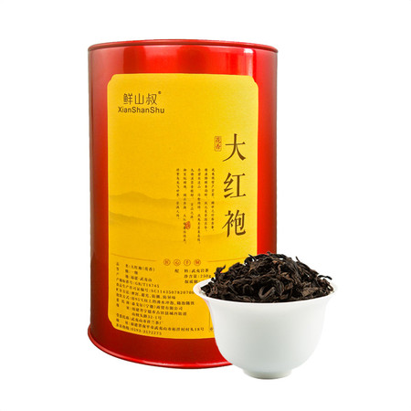 鲜山叔 武夷山茶叶花香大红袍250g/1罐图片