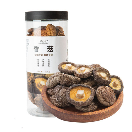 鲜山叔 剪脚香菇100g/1罐图片