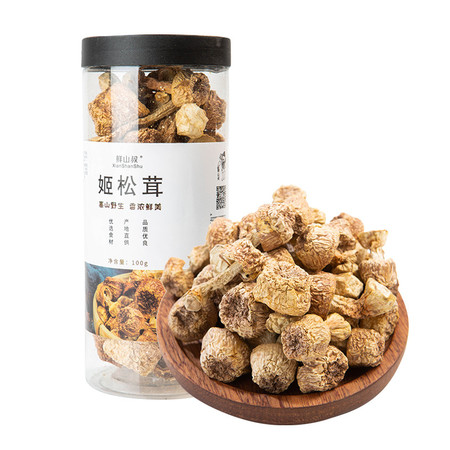 鲜山叔 姬松茸100g/1罐图片