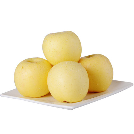 解府 烟台黄金奶油富士苹果5斤装新鲜当季水果