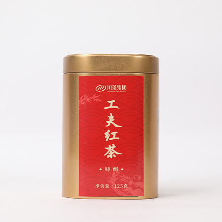 叙府 四川特级工夫红茶浓香型金罐装125g图片